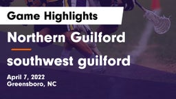 Northern Guilford  vs southwest guilford Game Highlights - April 7, 2022