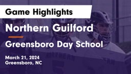 Northern Guilford  vs Greensboro Day School Game Highlights - March 21, 2024