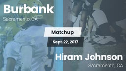 Matchup: Burbank  vs. Hiram Johnson 2017