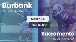 Matchup: Burbank  vs. Sacramento  2017
