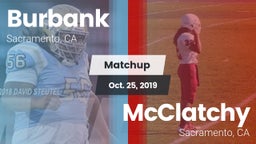Matchup: Burbank  vs. McClatchy  2019