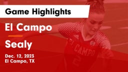 El Campo  vs Sealy  Game Highlights - Dec. 12, 2023