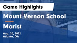 Mount Vernon School vs Marist Game Highlights - Aug. 20, 2022