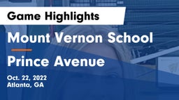Mount Vernon School vs Prince Avenue  Game Highlights - Oct. 22, 2022