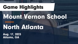 Mount Vernon School vs North Atlanta  Game Highlights - Aug. 17, 2023