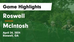 Roswell  vs McIntosh  Game Highlights - April 24, 2024