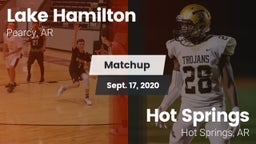 Matchup: Lake Hamilton High vs. Hot Springs  2020