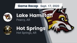 Recap: Lake Hamilton  vs. Hot Springs  2020