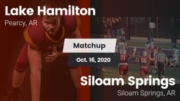 Matchup: Lake Hamilton High vs. Siloam Springs  2020