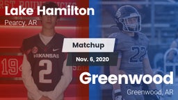 Matchup: Lake Hamilton High vs. Greenwood  2020