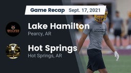 Recap: Lake Hamilton  vs. Hot Springs  2021