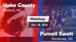 Matchup: Hoke County High vs. Purnell Swett  2016