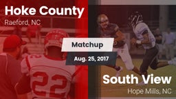 Matchup: Hoke County High vs. South View  2017