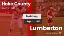 Matchup: Hoke County High vs. Lumberton  2017