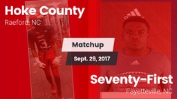 Matchup: Hoke County High vs. Seventy-First  2017