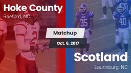 Matchup: Hoke County High vs. Scotland  2017