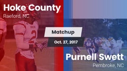 Matchup: Hoke County High vs. Purnell Swett  2017