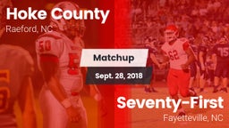 Matchup: Hoke County High vs. Seventy-First  2018