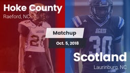 Matchup: Hoke County High vs. Scotland  2018