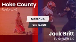 Matchup: Hoke County High vs. Jack Britt  2018
