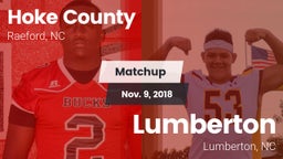 Matchup: Hoke County High vs. Lumberton  2018