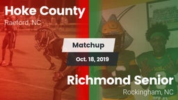 Matchup: Hoke County High vs. Richmond Senior  2019