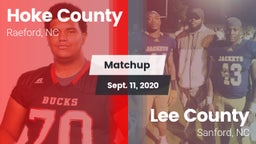 Matchup: Hoke County High vs. Lee County  2020