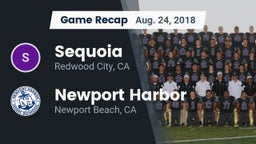 Recap: Sequoia  vs. Newport Harbor  2018