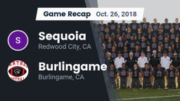 Recap: Sequoia  vs. Burlingame  2018