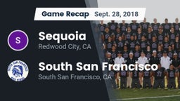 Recap: Sequoia  vs. South San Francisco  2018