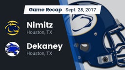 Recap: Nimitz  vs. Dekaney  2017