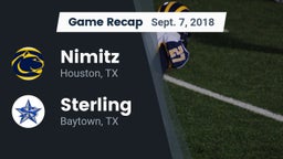 Recap: Nimitz  vs. Sterling  2018