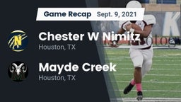 Recap: Chester W Nimitz  vs. Mayde Creek  2021