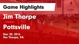 Jim Thorpe  vs Pottsville  Game Highlights - Dec 20, 2016