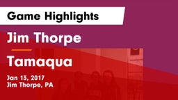 Jim Thorpe  vs Tamaqua Game Highlights - Jan 13, 2017