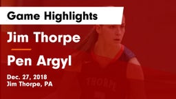 Jim Thorpe  vs Pen Argyl  Game Highlights - Dec. 27, 2018