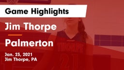 Jim Thorpe  vs Palmerton  Game Highlights - Jan. 23, 2021