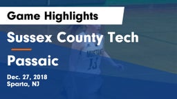 Sussex County Tech  vs Passaic  Game Highlights - Dec. 27, 2018