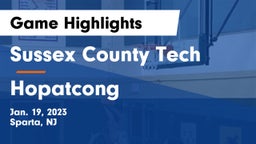 Sussex County Tech  vs Hopatcong  Game Highlights - Jan. 19, 2023