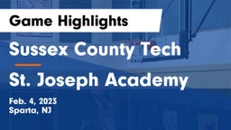Sussex County Tech  vs  St. Joseph Academy Game Highlights - Feb. 4, 2023
