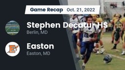 Recap: Stephen Decatur HS vs. Easton  2022