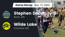 Recap: Stephen Decatur HS vs. Wilde Lake  2023