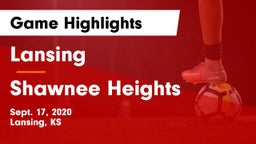 Lansing  vs Shawnee Heights  Game Highlights - Sept. 17, 2020