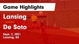 Lansing  vs De Soto  Game Highlights - Sept. 2, 2021