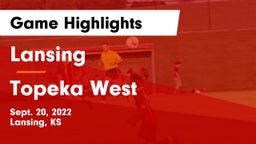 Lansing  vs Topeka West  Game Highlights - Sept. 20, 2022