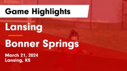 Lansing  vs Bonner Springs  Game Highlights - March 21, 2024