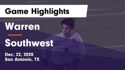 Warren  vs Southwest  Game Highlights - Dec. 22, 2020