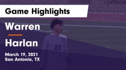 Warren  vs Harlan  Game Highlights - March 19, 2021