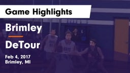 Brimley  vs DeTour Game Highlights - Feb 4, 2017