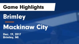 Brimley  vs Mackinaw City Game Highlights - Dec. 19, 2017